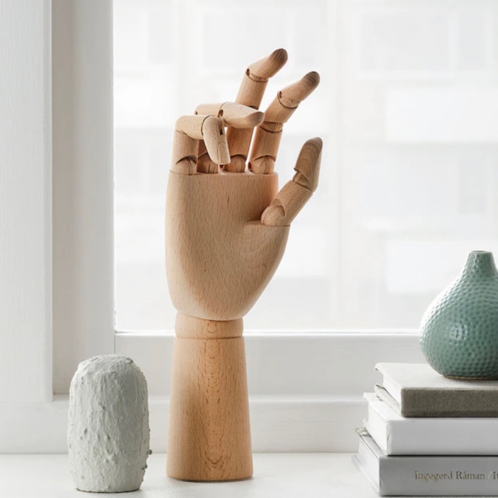 Decorative wood hand decor